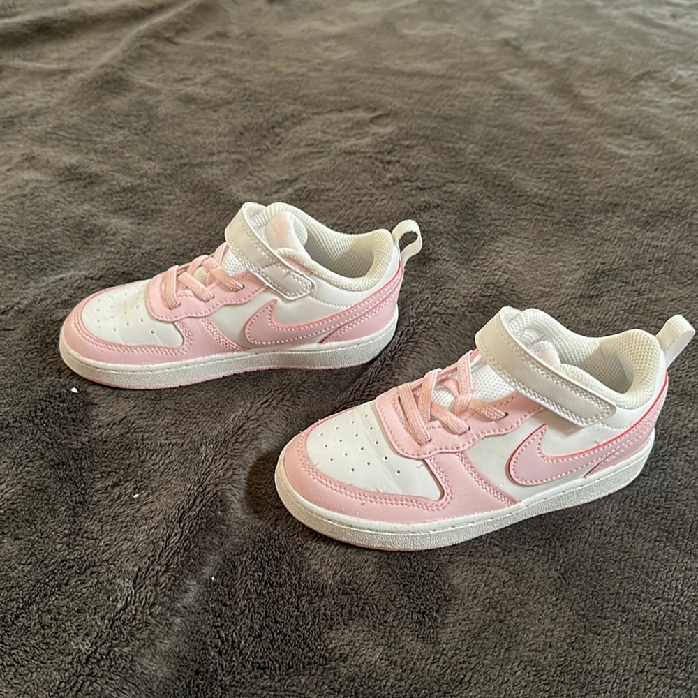 EUC Pink Toddler Nike Court Boroughs.  Size 10.
